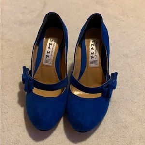 Susz blue 3” high heels